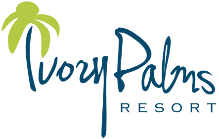 Ivory Palms smaller navy logo